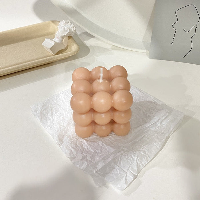 Elegancka Świeca BubbleGlow Stwórz Przytulną Atmosferę w Domu 7