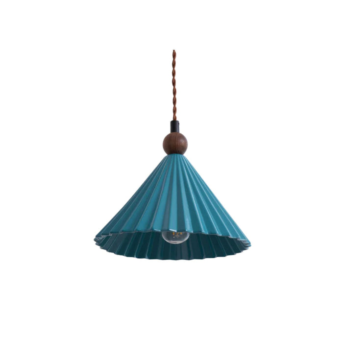 Elegancka Lampa Wisząca z Ceramiki, Ściemniana, Idealna do Salonu i Jadalni, E14, Kolory: Niebieski, Biały, Czarny 0