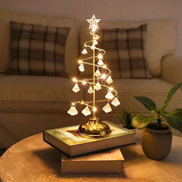 Elegancka Choinka Świąteczna z Oświetleniem LED 33 cm – Dekoracyjne Drzewko Świąteczne do Wnętrz 1