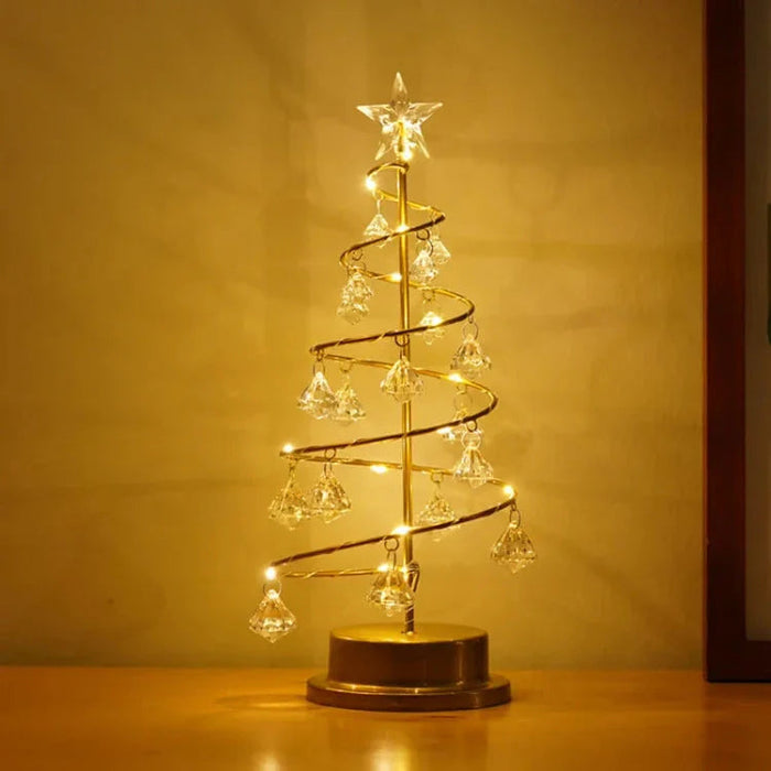 Elegancka Choinka Świąteczna z Oświetleniem LED 33 cm – Dekoracyjne Drzewko Świąteczne do Wnętrz 4