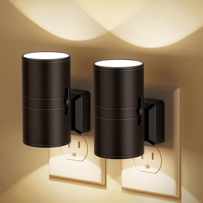 Elegancka Lampka Nocna LED z Funkcją Ściemniania i Czujnikiem Zmierzchu – Idealna do Sypialni i Dla Dzieci 0