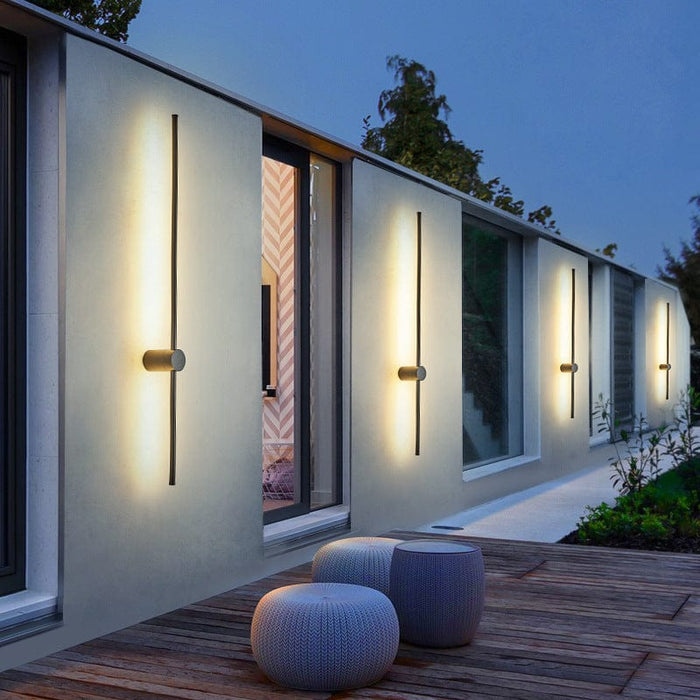 Elegancka Lampa Zewnętrzna Solarna z Aluminium – Minimalistyczny Design do Oświetlenia Ścieżek i Ogrodu 1
