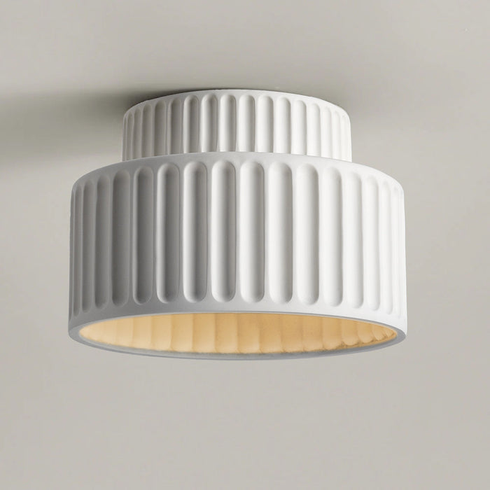 Elegancka Lampa Sufitowa z Żywicy do Salonu i Kuchni – Nowoczesny Design, Kompaktowa, E27/E26, Biała 7