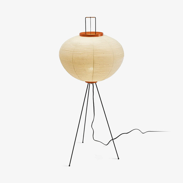 Elegancka Lampa Podłogowa z Papieru Ryżowego – Minimalistyczny Styl, Miękkie Światło do Salonów i Sypialni 1