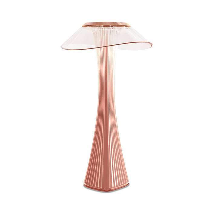 Elegancka Bezprzewodowa Lampa Stołowa LED z Diamentowym Wykończeniem, Ściemniana Lampka Nocna do Salonów i Biur 6