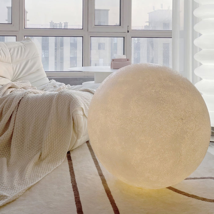 Czarująca Lampa Podłogowa LED Księżycowa – Unikalny Design, Ciepłe Światło, Idealna do Relaksu i Dekoracji Wnętrz 4