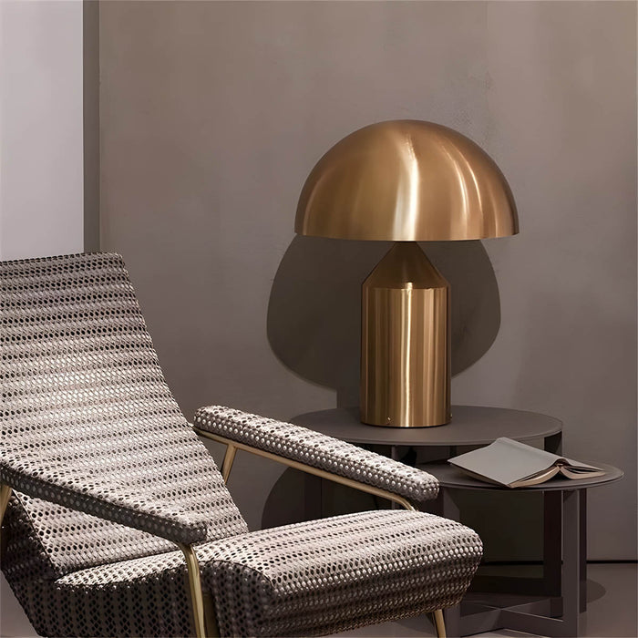 Lampa Stołowa Szklana ESTILO z Metalowym Wykończeniem – Nowoczesna Lampy Stołowe do Salonu z Vintage Elegancją 6