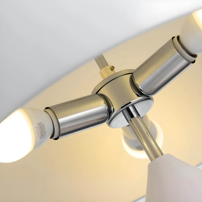 Lampa Stołowa Szklana ESTILO z Metalowym Wykończeniem – Nowoczesna Lampy Stołowe do Salonu z Vintage Elegancją 8