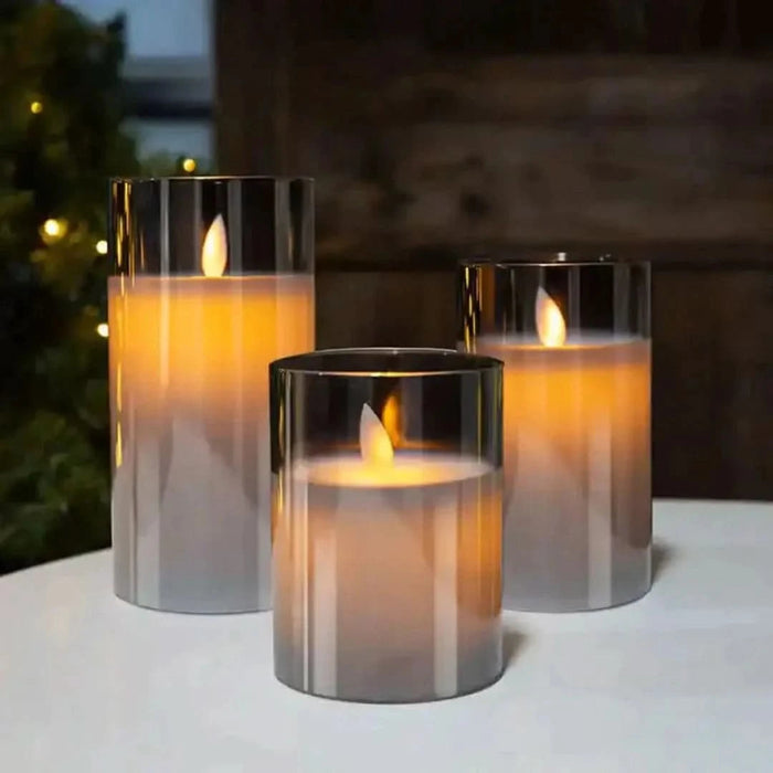 LED Flameless Candle Set with Remote Control and Adjustable Brightness – Eco-Friendly Battery Operated Candles 4