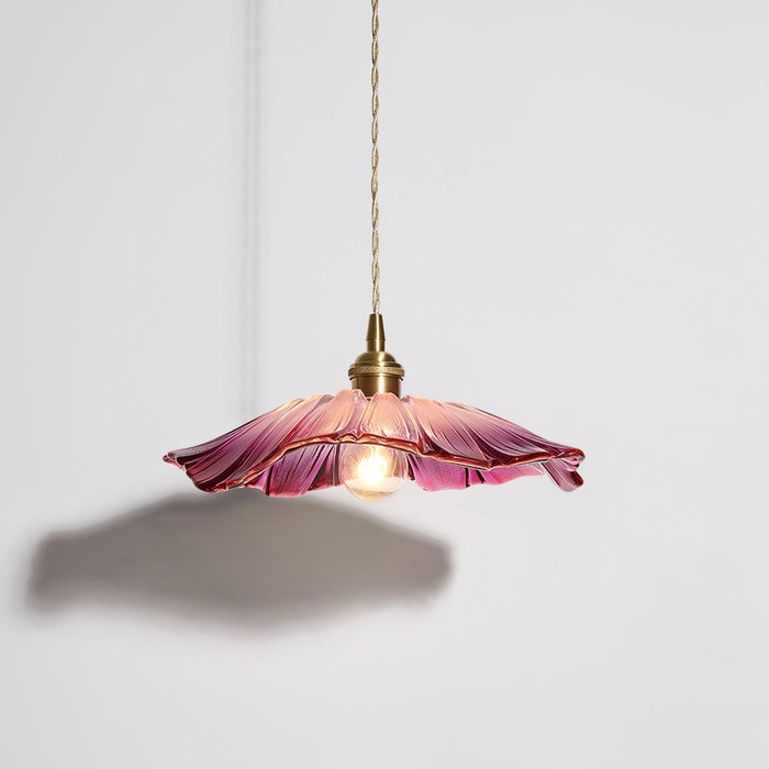 Lampa Wisząca Szklana w Kształcie Kwiatka – Elegancki Dodatek do Wnętrz 2