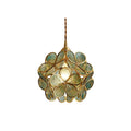 Lampa Wisząca Floyem Flower z Mosiężną Ramą – Elegancki Klosz Kwiatowy 0