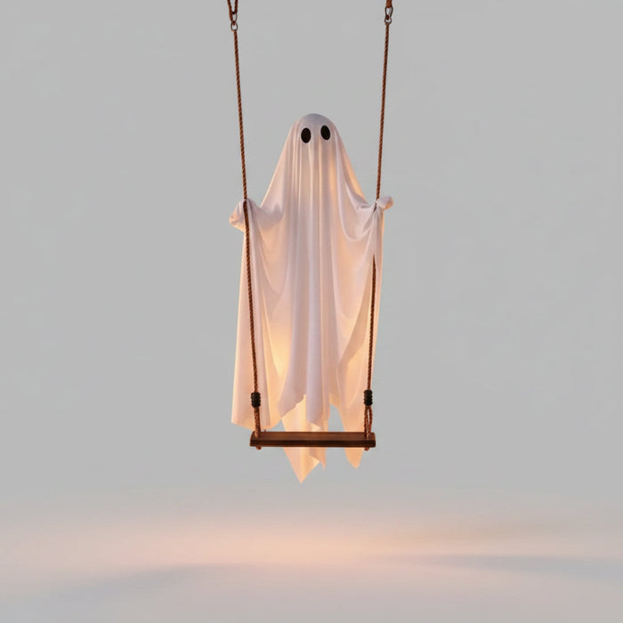 Latający Duch LED z regulowaną jasnością, zdalnie sterowana dekoracja Halloweenowa na zewnątrz w kolor 3