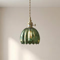 Szklana lampa wisząca z regulowaną wysokością – minimalistyczny japoński design do oświetlenia wiszącego w kuchni 0