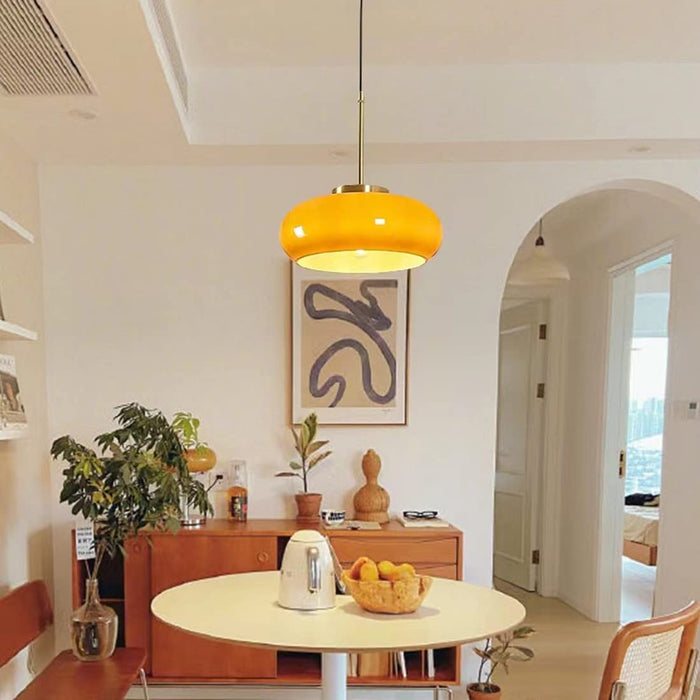 Lampa Wisząca Hailie w Kształcie Chleba z Funkcją Ściemniania – Elegancki Żyrandol do Salonu i Jadalni 0