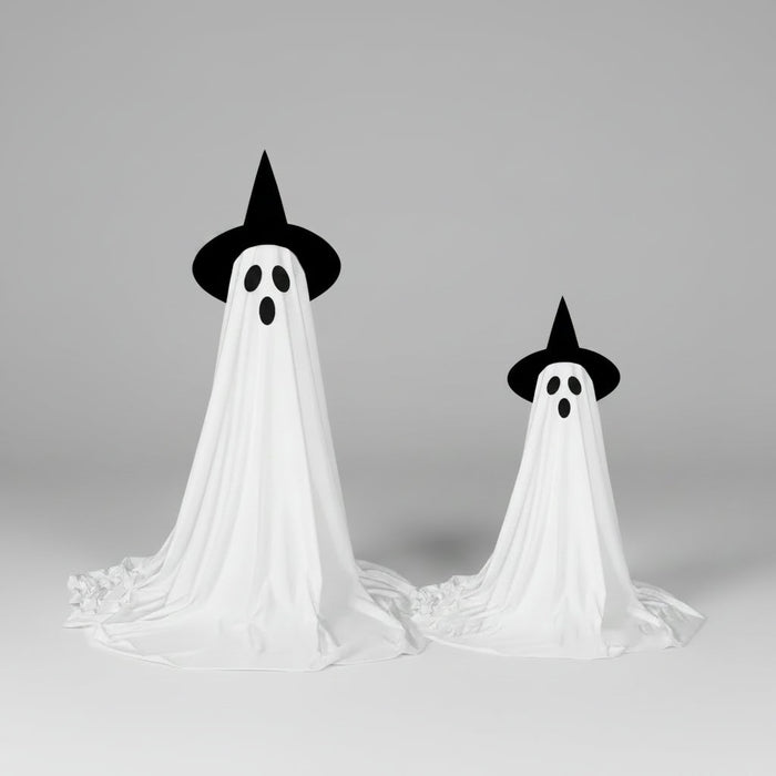 Dekoracja na Halloween z efektami LED, zdalnie sterowany duch, idealna do użytku wewnętrznego i z 2