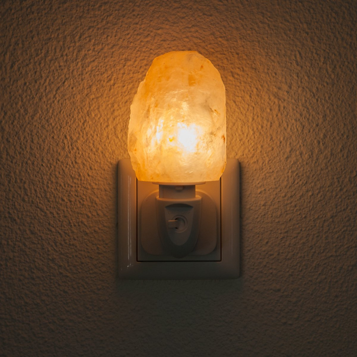 Himalajska Lampa Solna z Kamienia Solnego – Naturalne Światło, Poprawa Jakości Powietrza, Idealna do Medytacji 3