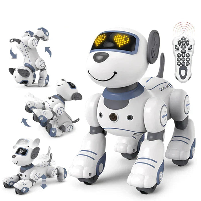 Interaktywny Robot-Pies dla Dzieci z Głosowym Sterowaniem i Programowalnymi Sztuczkami – Robot Zabawka dla Maluchów 1
