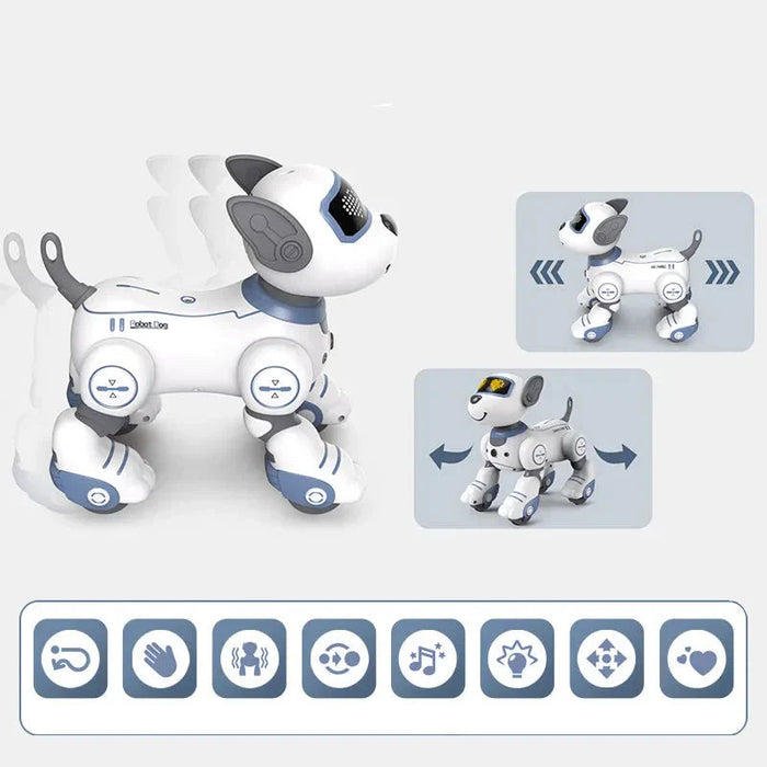 Interaktywny Robot-Pies dla Dzieci z Głosowym Sterowaniem i Programowalnymi Sztuczkami – Robot Zabawka dla Maluchów 3