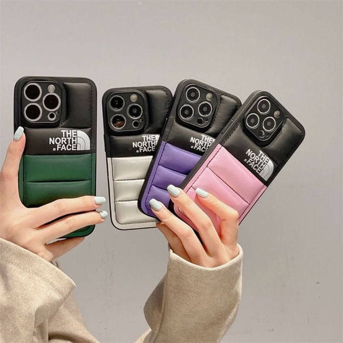 iPhone Case with Shockproof Protection and Non-Slip Grip – Soft Touch Puffer Design for iPhone 14, 13, 11 1