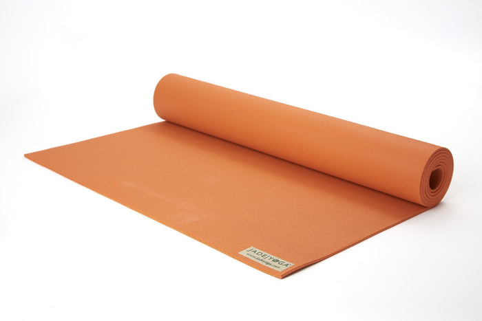 Jade Harmony 3/16" x 24" x 68" Tibetan Orange Yoga Mat