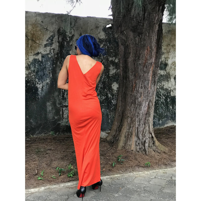 J'ADORE +234 SLEEVELESS MAXI DRESS