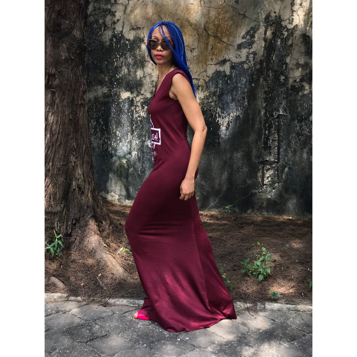 J'ADORE +234 SLEEVELESS MAXI DRESS