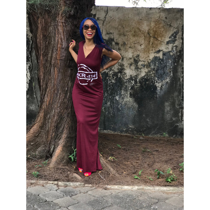 J'ADORE +234 SLEEVELESS MAXI DRESS