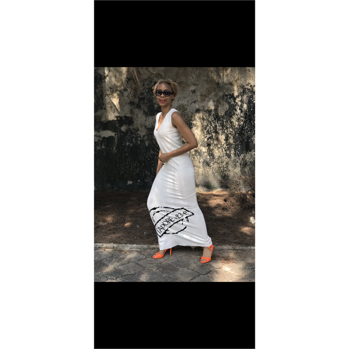 J’Adore +234 Stamp Dress with Print at Base