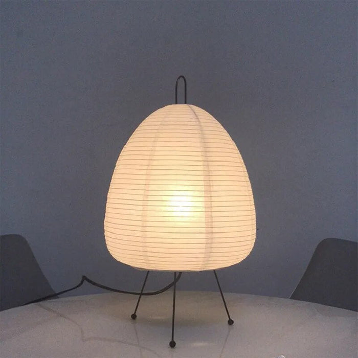 Lampa Stołowa LED z Papieru Ryżowego w Stylu Japońskim - Elegancka Lampa Stołowa do Salonów i Wnętrz 6
