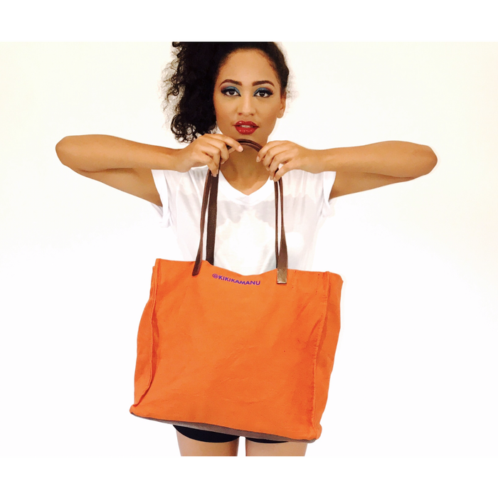 #JOZI FAVOURITE THINGS LEATHER TRIM TOTE