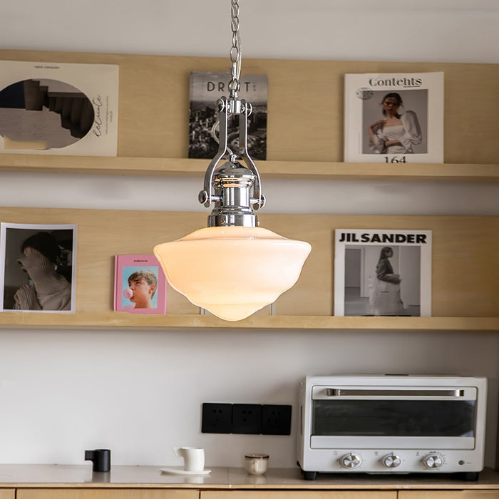 Lampa Wisząca Lavagna do Szkoły – Nowoczesny Design z Ręcznie Robionymi Kloszami 6