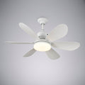 Lampa sufitowa LED z wentylatorem i zdalnym sterowaniem, oferująca 4500 lumenów, cicha 0