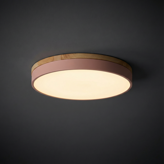 Lampa sufitowa LED z bezstopniowym ściemnianiem i pilotem – nowoczesna, okrągła lampa sufitowa do salonów 5