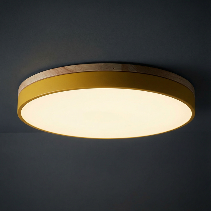 Lampa sufitowa LED z bezstopniowym ściemnianiem i pilotem – nowoczesna, okrągła lampa sufitowa do salonów 6