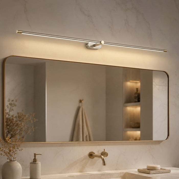 Lampa ścienna LED z regulowaną oprawą, minimalistyczny metalowy kinkiet idealny do nowoczesnych wnętrz 2