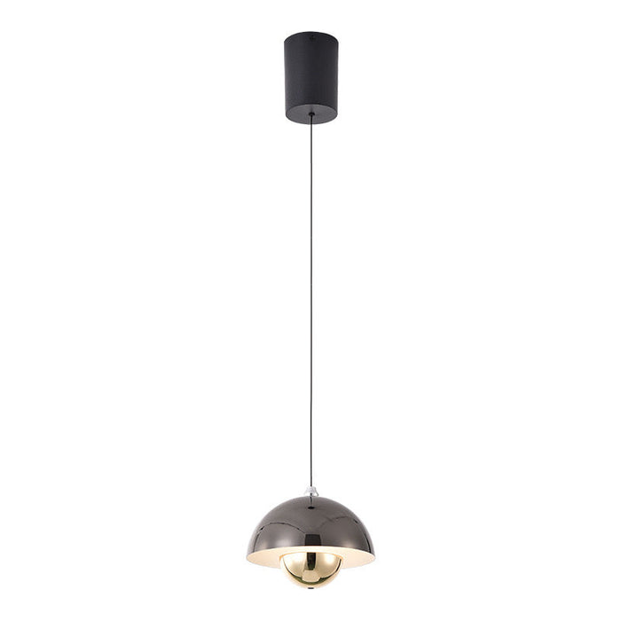 Podnoszona lampa wisząca w kształcie kapsuły z regulowanym kątem świecenia i wysokością 0