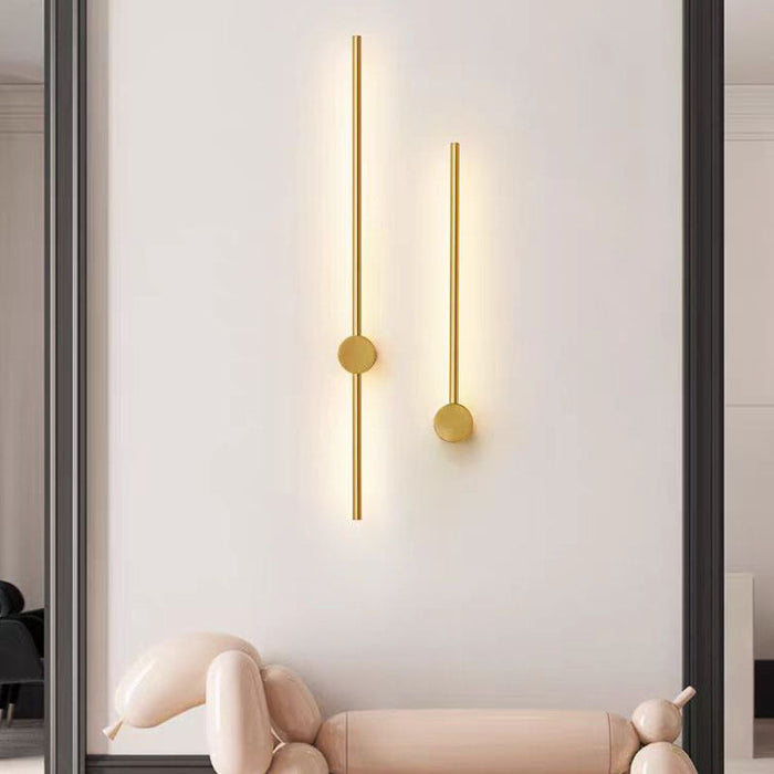 Liniowa lampa ścienna z oświetleniem LED – nowoczesna lampa kinkietowa z żelaza i akrylu, od 60 cm do 120 cm 2