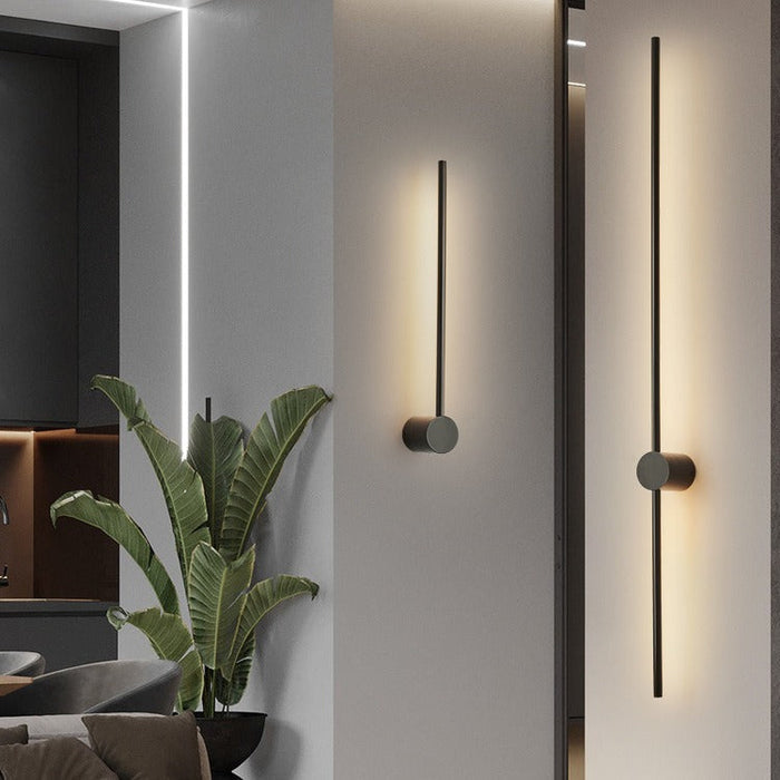Liniowa lampa ścienna z oświetleniem LED – nowoczesna lampa kinkietowa z żelaza i akrylu, od 60 cm do 120 cm 3