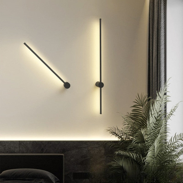 Liniowa lampa ścienna z oświetleniem LED – nowoczesna lampa kinkietowa z żelaza i akrylu, od 60 cm do 120 cm 4
