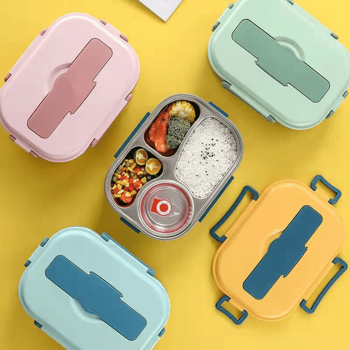 ThermoBox - Lunchbox z miską na zupę i 4 przegrodami 4