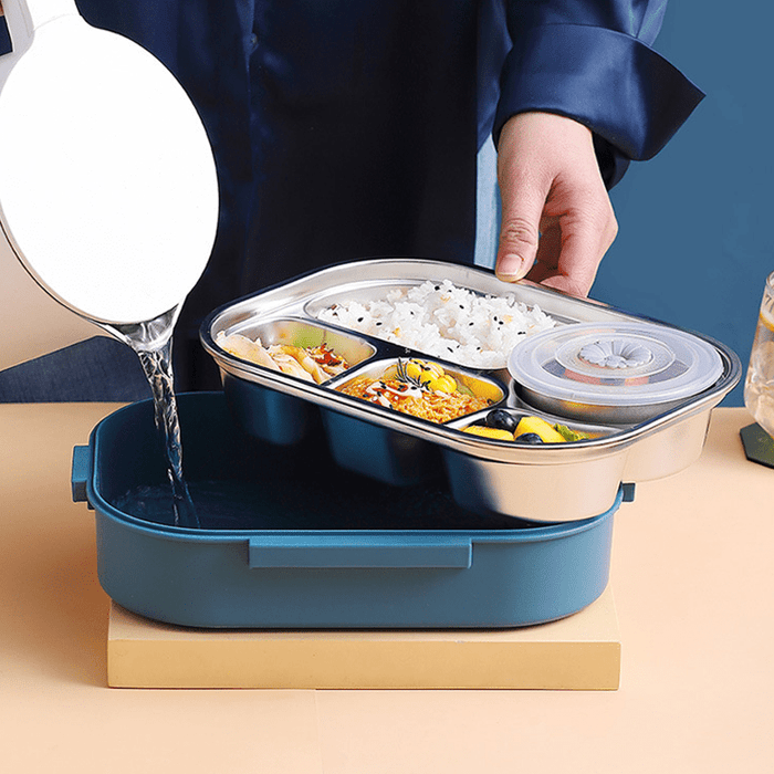 ThermoBox - Lunchbox z miską na zupę i 4 przegrodami 8