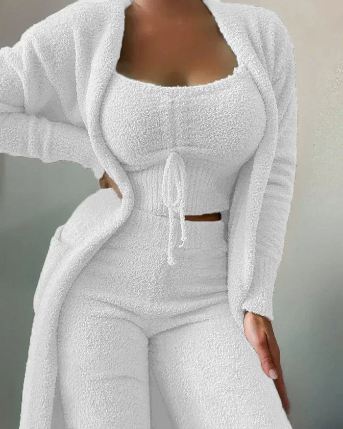 CozyLuxe | Miękka piżama polarowa na jesień i zimę 0