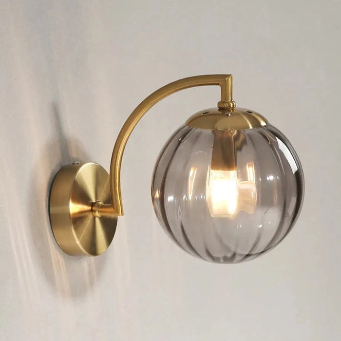 Luksusowy Kinkiet Ścienny LED ze Szklanym Kandelabrem – Elegancki Design do Sypialni i Salonu 30x14cm 0