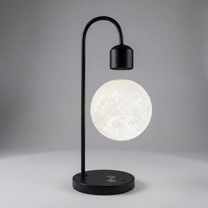 Lampa nocna z lewitacją magnetyczną i ładowaniem bezprzewodowym w nowoczesnym kształcie księży 5