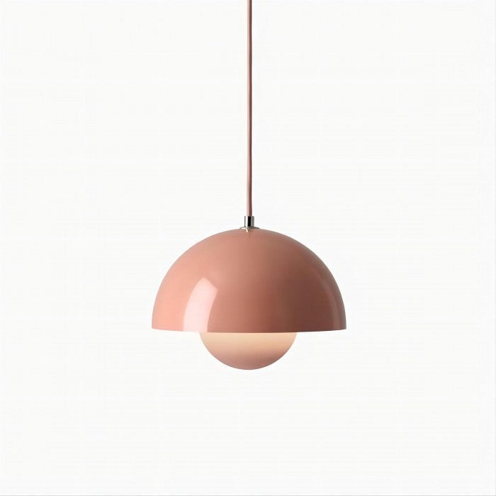 Lampa Wisząca Makrone Blume Bud – Designerska Lampa do Salonu, Oświetlenie Nad Stół, Metalowa, 23 cm, Różne Kolory 0
