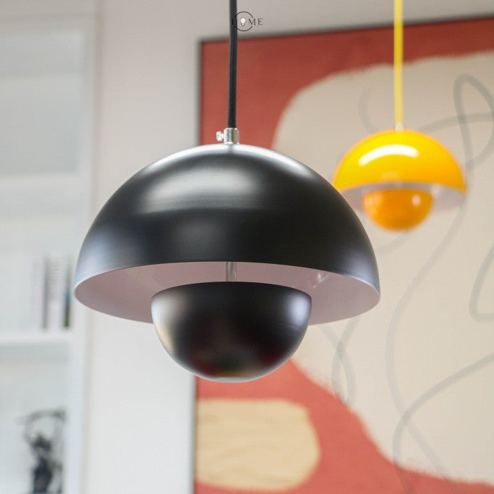 Lampa Wisząca Makrone Blume Bud – Designerska Lampa do Salonu, Oświetlenie Nad Stół, Metalowa, 23 cm, Różne Kolory 1