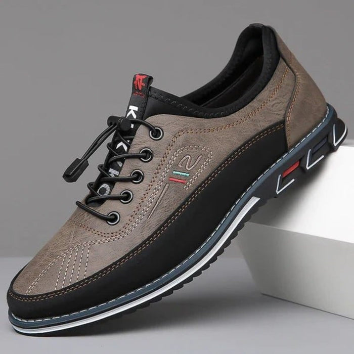 Męskie buty ortopedyczne sznurowane z oddychającą konstrukcją – obuwie zapewniające wygodę na co dzień 4