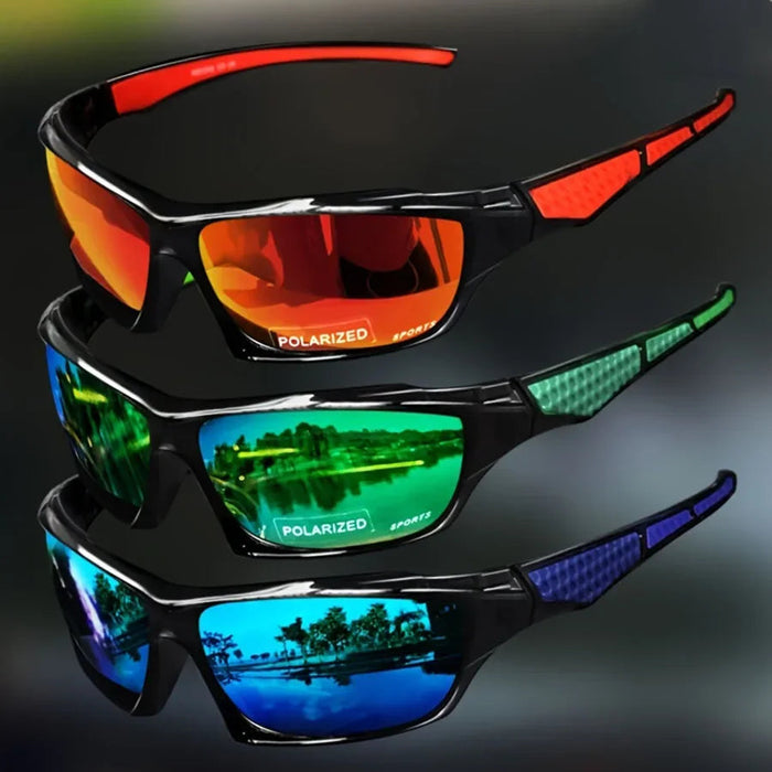 Sportowe Okulary Przeciwsłoneczne Męskie UV400 z Okrągłą Metalową Ramą – Modny Design dla Aktywnych 1