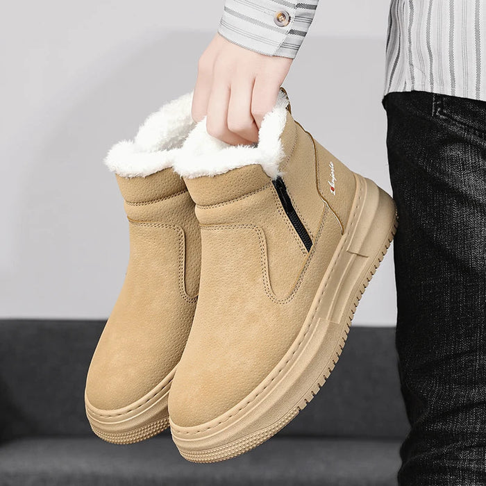Buty Zimowe Męskie z Pluszową Wyściółką i Antypoślizgową Podeszwą – Idealne na Zimowe Przygody 2