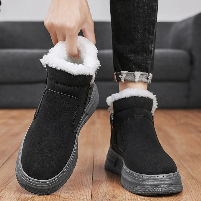 Buty Zimowe Męskie z Pluszową Wyściółką i Antypoślizgową Podeszwą – Idealne na Zimowe Przygody 5